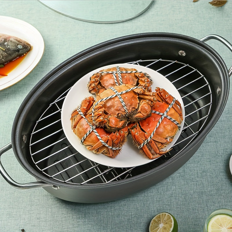 Large Cast Iron Steamer Pot