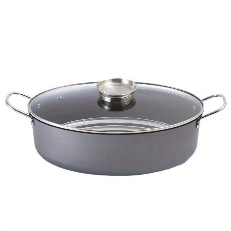 Large Cast Iron Steamer Pot