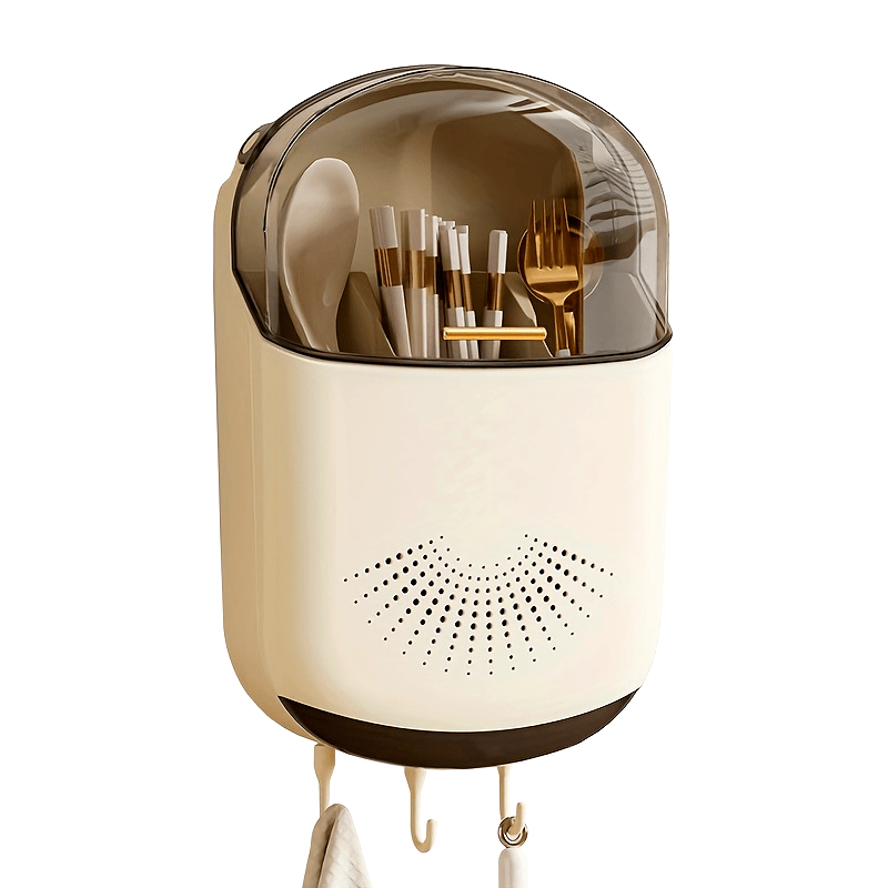 Wall-Mounted Kitchen Utensil Holder