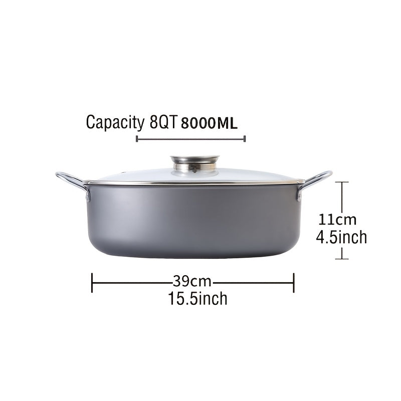 Large Cast Iron Steamer Pot