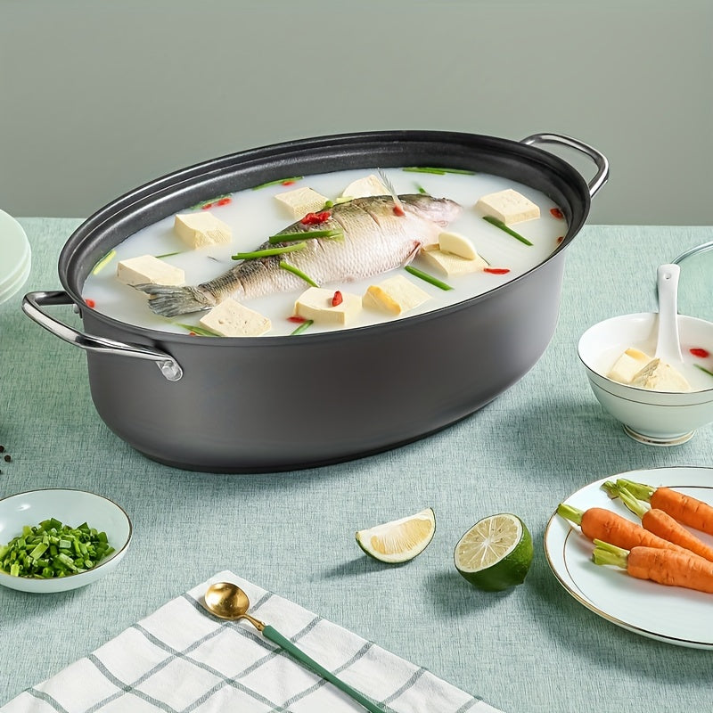 Large Cast Iron Steamer Pot