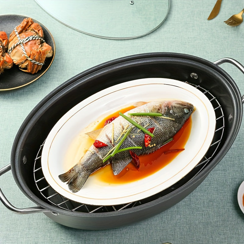 Large Cast Iron Steamer Pot