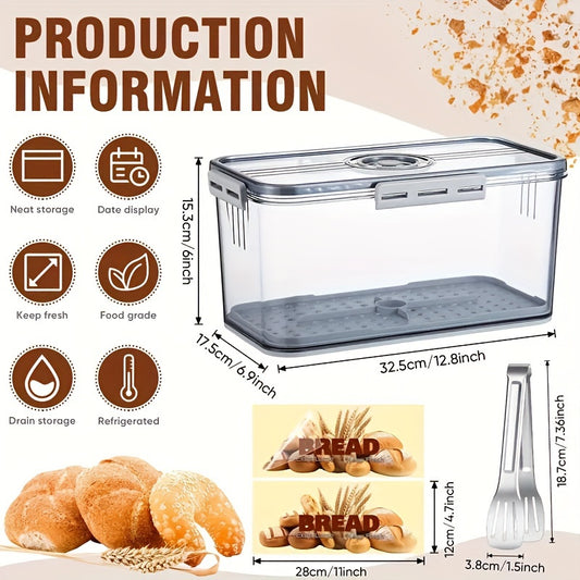 1-Pack Airtight Bread Box