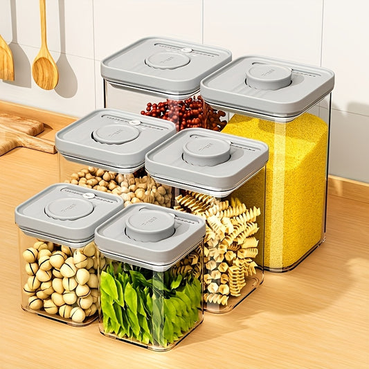 Reusable Kitchen Storage Containers with Airtight Flip-Top Lids