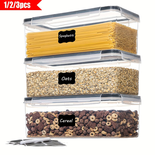 1/2/3pcs Airtight Food Storage Containers with Lids